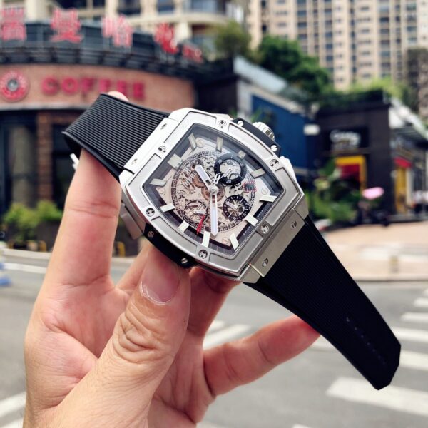 ĐỒNG HỒ HUBLOT BIG BANG UNICO SANG BLEU II TITANIUM REPLICA CAO CẤP HB FACTORY 45MM