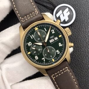 ĐỒNG HỒ IWC PILOT’S IW377721CHRONOGRAPH REPLICA 11 NAM MẶT XANH ZF FACTORY 41MM