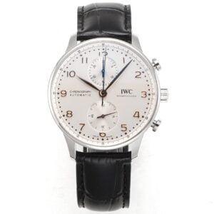 ĐỒNG HỒ IWC SCHAFFHAUSEN PORTUGIESER REPLICA 11 NAM DÂY DA MÀU ĐEN V6S 40MM