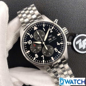 ĐỒNG HỒ IWC PILOT’S IW377710 CHRONOGRAPH REPLICA 11 NAM DÂY KIM LOẠI ZF 41MM