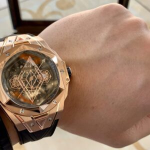 ĐỒNG HỒ HUBLOT BIG BANG SANG BLEU II 418.OX.1108.RX.MXM19 REPLICA 11