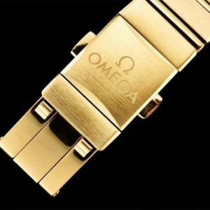 dong ho nu omega constellation mat trang day vang replica 25mm 7