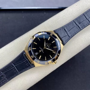 dong ho omega constellation mau vang replica 41mm