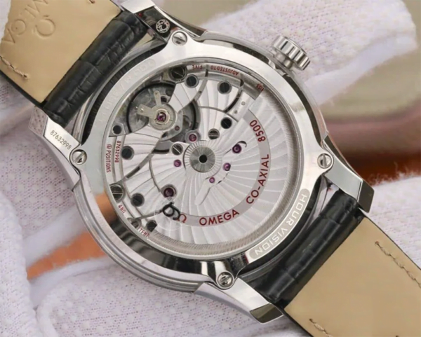 dong ho omega de ville day da ca sau replica 40mm 5