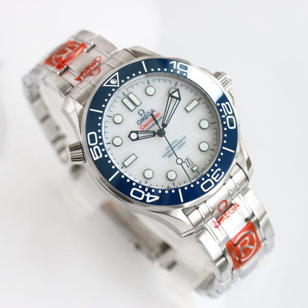 dong ho omega seamaster chu de the van hoi day thep replica 42mm 1