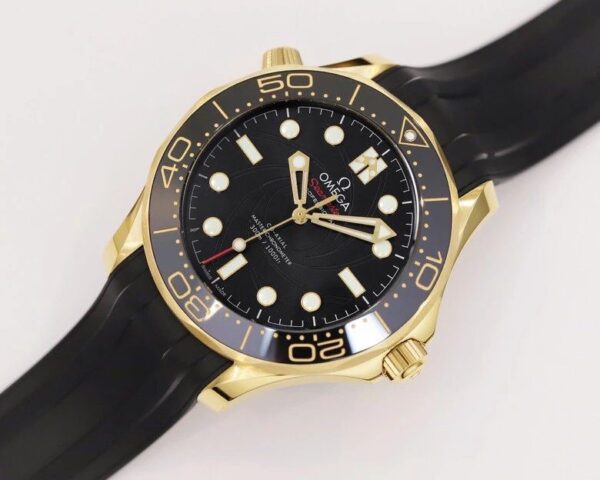 dong ho omega seamaster james bond day cao su replica 42mm 3