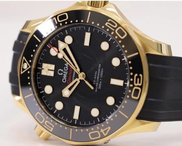 dong ho omega seamaster james bond day cao su replica 42mm 4