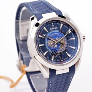 dong ho omega seamaster mtawj mau xanh replica 435mm 2