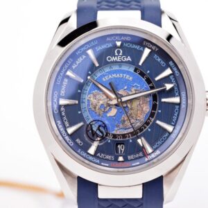 dong ho omega seamaster mtawj mau xanh replica 435mm 3