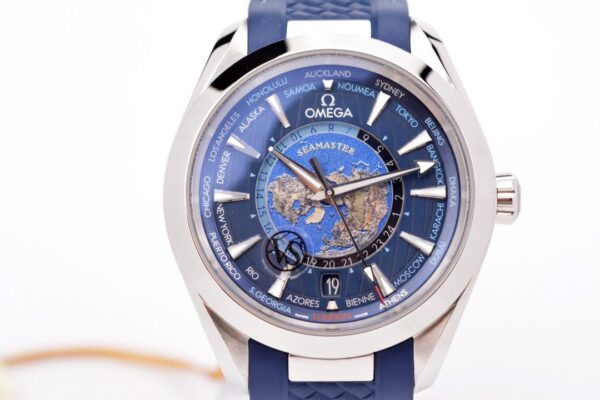 dong ho omega seamaster mtawj mau xanh replica 435mm 3