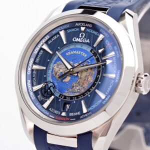 dong ho omega seamaster mtawj mau xanh replica 435mm 4