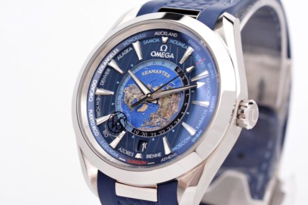 dong ho omega seamaster mtawj mau xanh replica 435mm 4