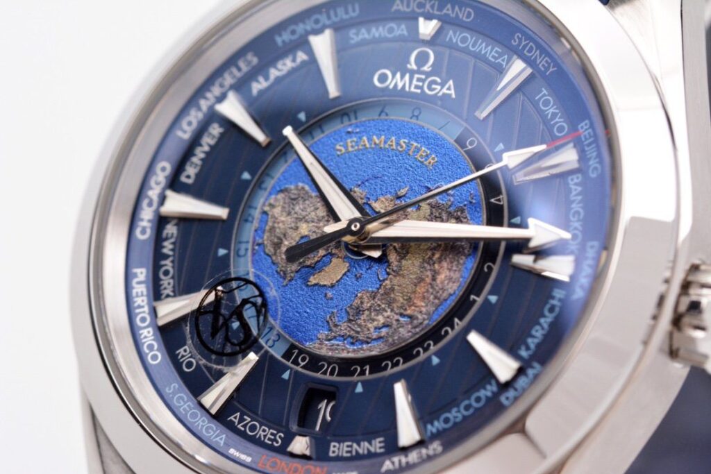 dong ho omega seamaster mtawj mau xanh replica 435mm 5