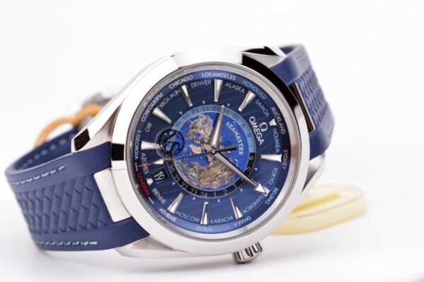 dong ho omega seamaster mtawj mau xanh replica 435mm 6