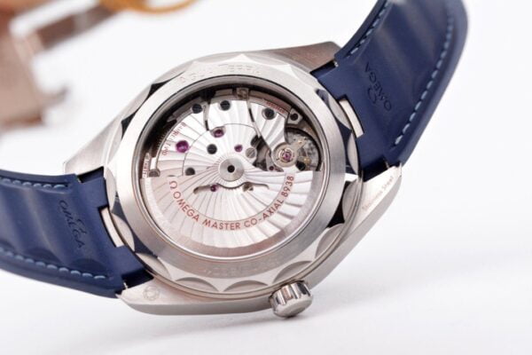 dong ho omega seamaster mtawj mau xanh replica 435mm 8