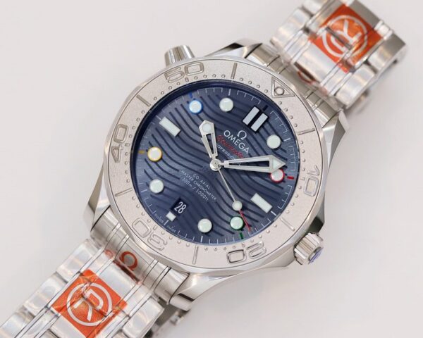 dong ho omega seamaster phien ban dac biet day thep replica 42mm 2