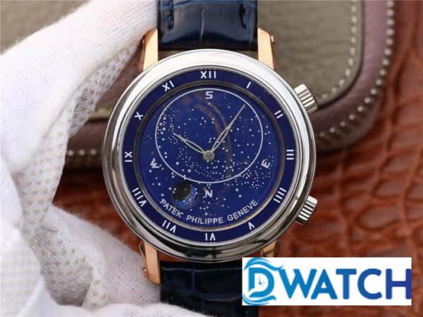 ĐỒNG HỒ NAM PATEK PHILIPPE GRAND COMPLICATIONS 6102 SKY MOONS 43MM