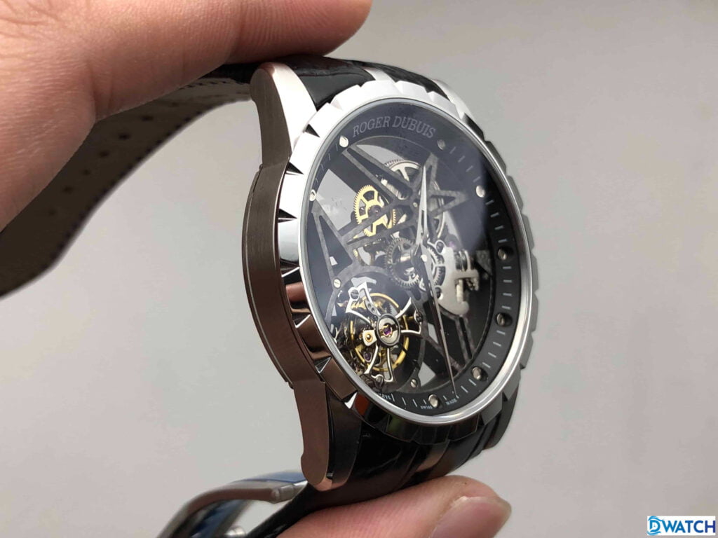 ĐỒNG HỒ NAM ROGER DUBUIS EXCALIBUR TOURBILLON REPLICA CAO CẤP RDDBEX0393 42MM