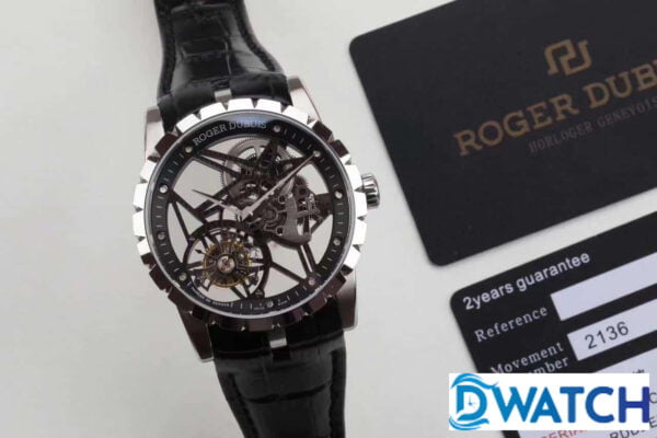 Đồng Hồ Nam Tourbillon Lộ Cơ Siêu Mỏng Roger Dubuis Excalibur RDDBEX0393