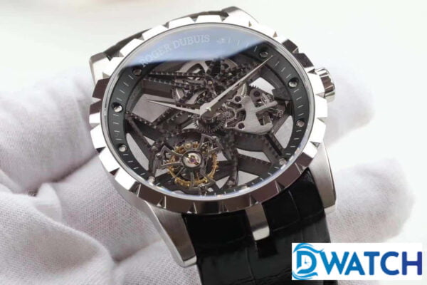 Đồng Hồ Nam Tourbillon Lộ Cơ Siêu Mỏng Roger Dubuis Excalibur RDDBEX0393