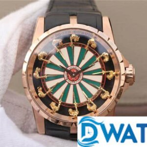 ĐỒNG HỒ NAM ROGER DUBUIS MẶT SỐ TRÁNG MEN REPLICA CAO CẤP RDDBEX0398 45MM