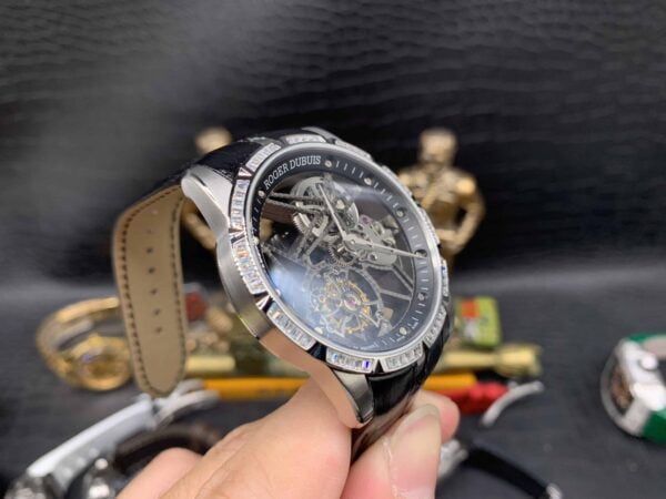 Đồng Hồ Nam Roger Dubuis Excalibur king siêu mỏng Đính Đá RDDBEX0393