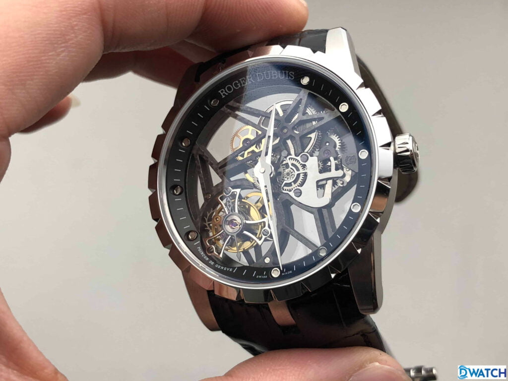 ĐỒNG HỒ NAM ROGER DUBUIS EXCALIBUR TOURBILLON REPLICA CAO CẤP RDDBEX0393 42MM