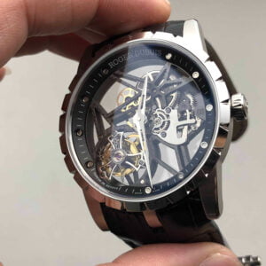 ĐỒNG HỒ NAM ROGER DUBUIS EXCALIBUR TOURBILLON REPLICA CAO CẤP RDDBEX0393 42MM