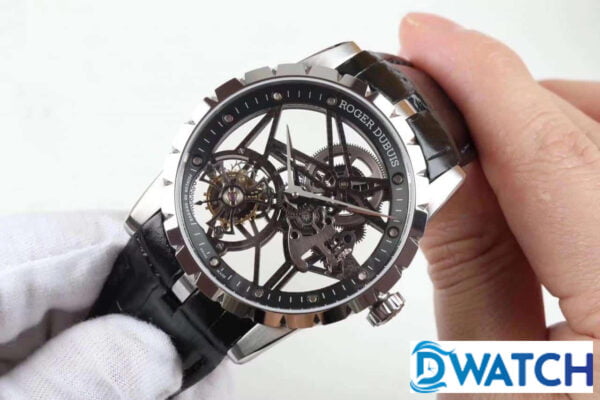 Đồng Hồ Nam Tourbillon Lộ Cơ Siêu Mỏng Roger Dubuis Excalibur RDDBEX0393