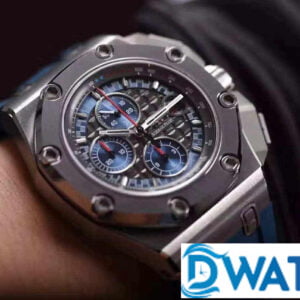 ĐỒNG HỒ NAM AUDEMARS PIGUET ROYAL OFFSHORE 26528 LỘ CƠ DÂY DEO XANH 44MM