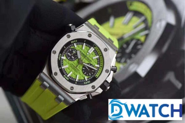 ĐỒNG HỒ NAM AUDEMARS PIGUET ROYAL OFFSHORE 26703ST MÀU XANH GREEN CÁ TÍNH 44MM