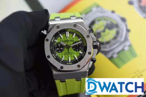 ĐỒNG HỒ NAM AUDEMARS PIGUET ROYAL OFFSHORE 26703ST MÀU XANH GREEN CÁ TÍNH 44MM