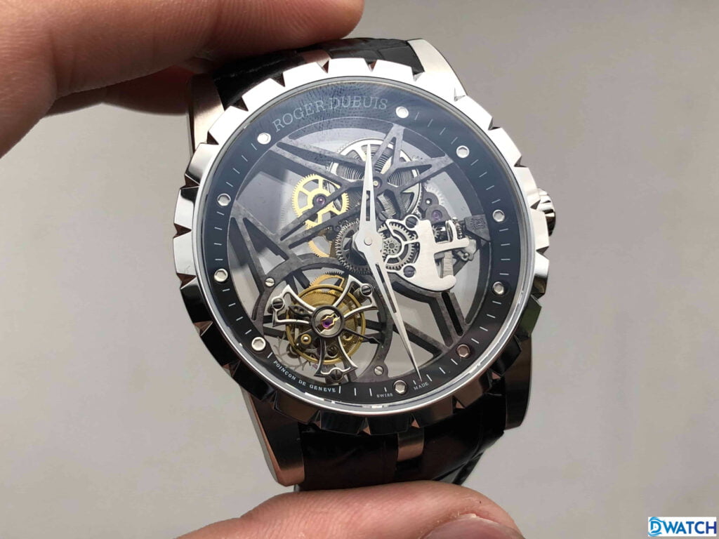 ĐỒNG HỒ NAM ROGER DUBUIS EXCALIBUR TOURBILLON REPLICA CAO CẤP RDDBEX0393 42MM