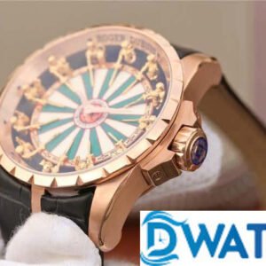 ĐỒNG HỒ NAM ROGER DUBUIS MẶT SỐ TRÁNG MEN REPLICA CAO CẤP RDDBEX0398 45MM