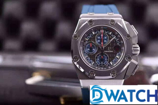 ĐỒNG HỒ NAM AUDEMARS PIGUET ROYAL OFFSHORE 26528 LỘ CƠ DÂY DEO XANH 44MM