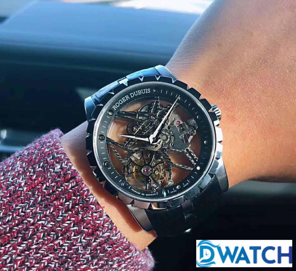 ĐỒNG HỒ NAM ROGER DUBUIS EXCALIBUR TOURBILLON REPLICA CAO CẤP RDDBEX0393 42MM