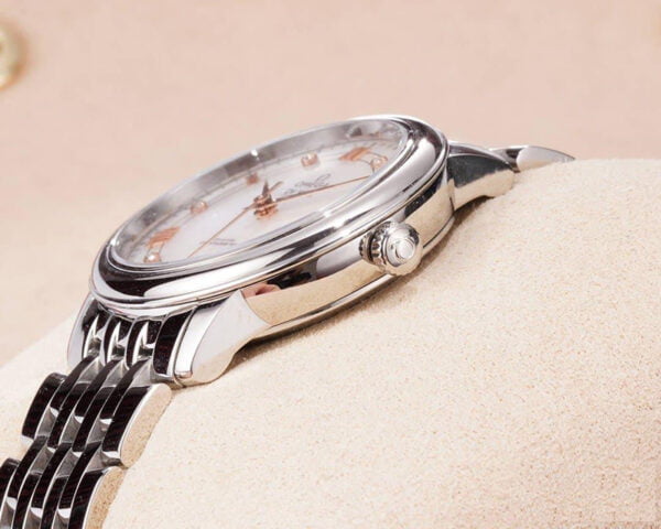dong ho nu omega de ville day thep thoi trang replica 3