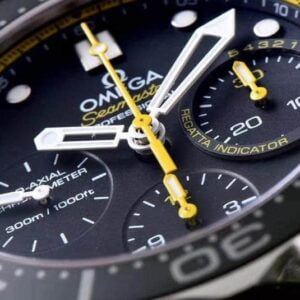 dong ho omega chronograph series golden moon in night day thep replica cao cap 44 mm 7