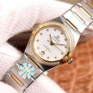 dong ho omega constellation 5th day kim loai diamond white cao cap 29mm 1