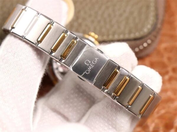 dong ho omega constellation 5th day kim loai diamond white cao cap 29mm 4