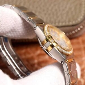 dong ho omega constellation 5th day kim loai diamond white cao cap 29mm 6