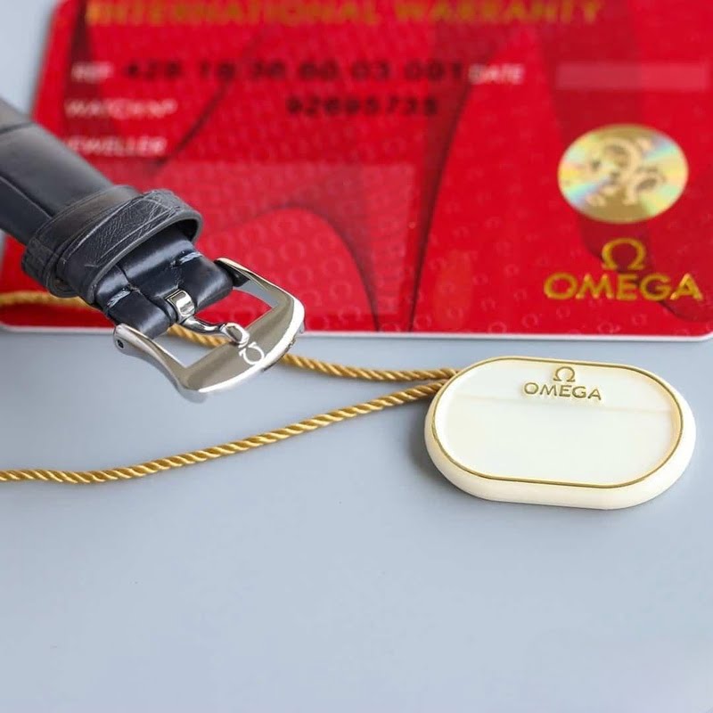 dong ho omega omega de ville classic series midnight black day da ca sau replica cao cap 36 mm 3
