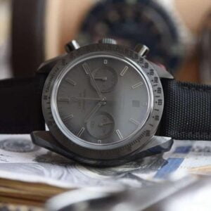 dong ho omega superback day vai den replica cao cap 44mm 3