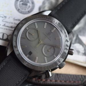 dong ho omega superback day vai den replica cao cap 44mm 4