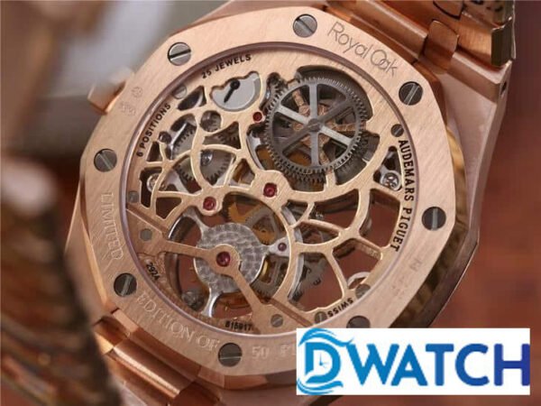 ĐỒNG HỒ NAM AUDEMARS PIGUET ROYAL OAK ROSE GOLD REPLICA 11 26518 41MM