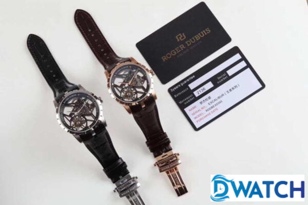 Đồng Hồ Nam Tourbillon Lộ Cơ Siêu Mỏng Roger Dubuis Excalibur RDDBEX0393