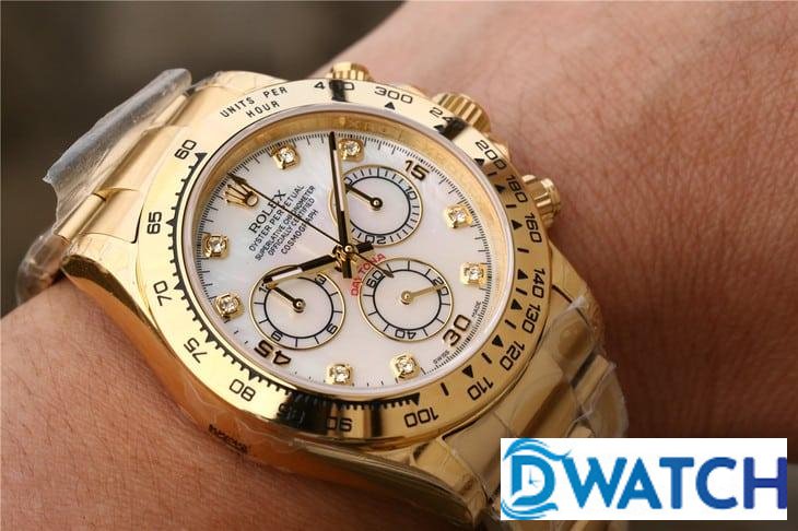 ĐỒNG HỒ NAM ROLEX COSMOGRAPH DAY-TONA 116528 ALL GOLAD REPLICA CAO CẤP 40MM