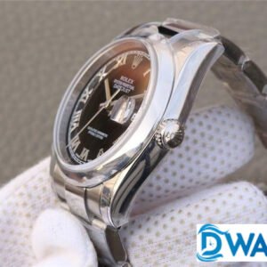 ĐỒNG HỒ NAM ROLEX DATEJUST 116234 MẶT SỐ ĐEN CỌC SỐ LA MÃ REPLICA 11 36MM