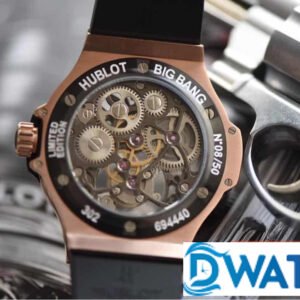 ĐỒNG HỒ NAM HUBLOT BIG BANG TOURBILLON DÂY CAO SU REPLICA CAO CẤP 44MM