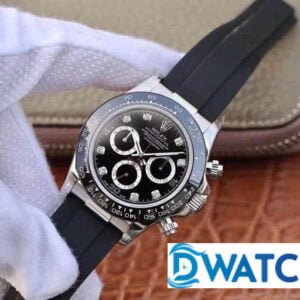 ĐỒNG HỒ CƠ NAM DÂY CAO SU ROLEX DAYTONA CHRONOGRAPH REPLICA 1:1 CAO CẤP 40MM